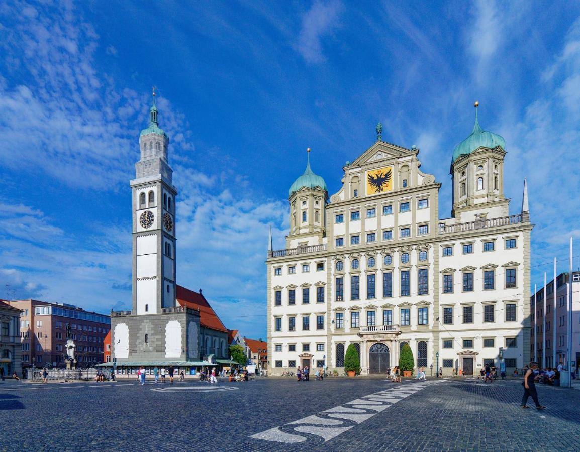 Augsburg Hotelturm Bagian luar foto